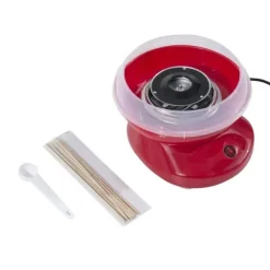 Candyflossmaskine model 1, rød – til lækkerier på fest & events Clearance