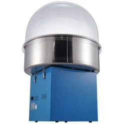 Candyflossmaskine, 1000W, 51.8x51.8x48.5 cm, Blå, Rustfrit stål Clearance