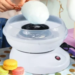 Candyflossmaskine, 27x26x18 cm, Hvid