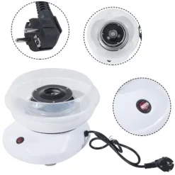 Candyflossmaskine, 27x26x18 cm, Hvid