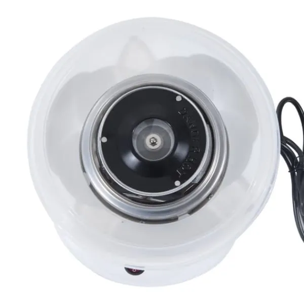 Candyflossmaskine, 27x26x18 cm, Hvid