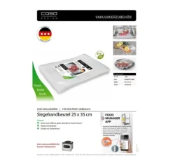 Vakuumpakkere>Caso, forseglede kantposer, 01286