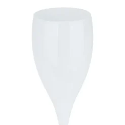 Champagneglas sæt, 19x6,5 cm, Hvid New