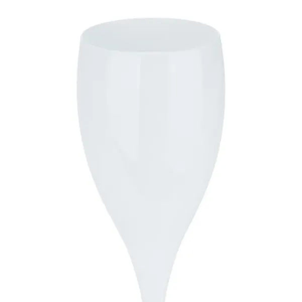Champagneglas sæt, 19x6,5 cm, Hvid New