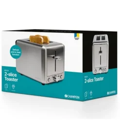 Champion Brödrost 2 skivor Rostfri Best