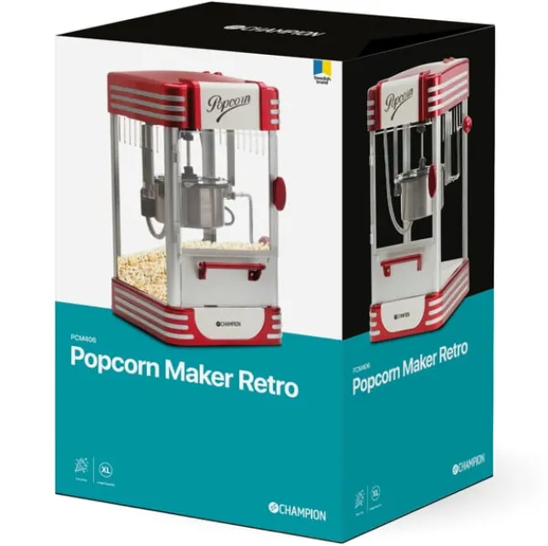 Champion Popcornmaskin Retro XL Röd Metallic PCM406 Clearance