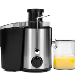 Champion Juicepresser - Nyd Friskpresset Juice Derhjemme>Råsaftcentrifug 0,5L 600W RS400 Rostfri/Svart