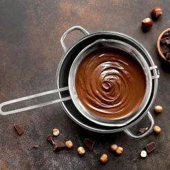 Chokolade- og voksskål, stål, 1,2 l Best