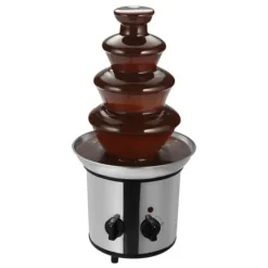 Chokoladefontæne - Elektrisk - 4 niveauer - 170 W - Stor kapacitet - Fest & bryllup - Sølv Best