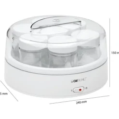Yogurtmaskiner>Clatronic Yoghurt Maker Jm 3344 Transparent One Size / EU Plug