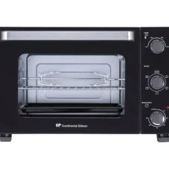 CONTINENTAL EDISON CEMF35B4 - Elektrisk miniugn 35L svart - 1500W - Rotisserie, Naturlig konvektion New