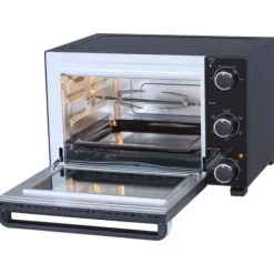 CONTINENTAL EDISON CEMF35B4 - Elektrisk miniugn 35L svart - 1500W - Rotisserie, Naturlig konvektion New