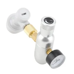 CO2-opladersæt til fadølstank - regulator og gasafbryder inkluderet (0-150 PSI) New