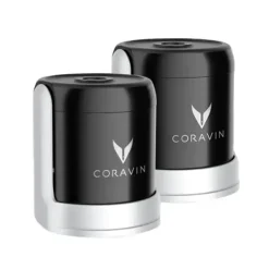 Flaskepropper>Coravin Champagne Stopper Black/Silver, 2-pack - Coravin