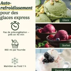 CUISINART glassmaskin - ICE90E - 100 W - 950 ml - Vit Outlet