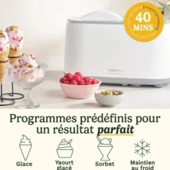 CUISINART glassmaskin - ICE90E - 100 W - 950 ml - Vit Outlet