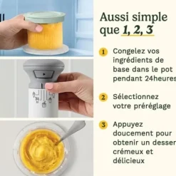 CUISINART ismaskine - ICEFD10E - Kapacitet 3 x 240 ml - 250 W