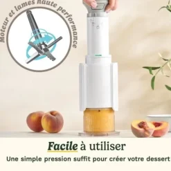 CUISINART ismaskine - ICEFD10E - Kapacitet 3 x 240 ml - 250 W