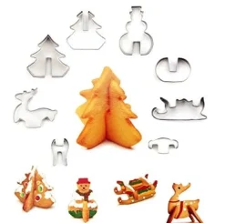 3D Jule Udstikker Sæt Sale