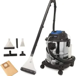 Grovstøvsugere>Dammsugare Injektor Vatten- och Stoftavskiljare SCHEPPACH SprayVac20 - 1600W - Rostfri Tank - Grå - 5 i 1