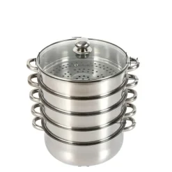 Madlavningsmaskiner>Dampkoger, 5-lags design, høj kvalitet rustfrit stål, 30CM