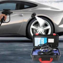 Damprenser - Dampvasker - 3000 W 220 V - ABS og rustfrit stål - Til fedt/pletter/støv/snavs - Sort Discount