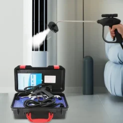 Damprenser - Dampvasker - 3000 W 220 V - ABS og rustfrit stål - Til fedt/pletter/støv/snavs - Sort Discount