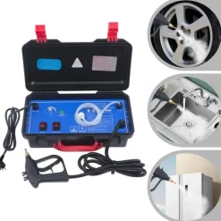 Damprenser - Dampvasker - 3000 W 220 V - ABS og rustfrit stål - Til fedt/pletter/støv/snavs - Sort Discount