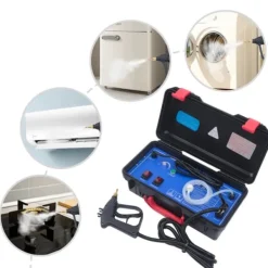 Damprenser - Dampvasker - 3000 W 220 V - ABS og rustfrit stål - Til fedt/pletter/støv/snavs - Sort Discount