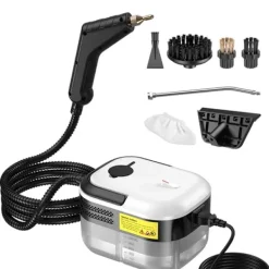 Damprenser - Håndholdt - 1500 W - Højtryk - Opvarmning ca. 2 min - 220 V EU-stik - Til hjem, bil, køkken, aircondition