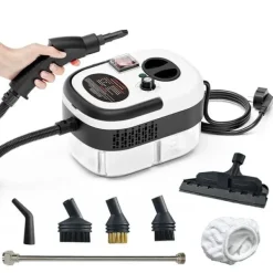 Damprenser, Høj Temperatur Ydeevne, Alsidig Rengøring,Hvid og Sort, 220 V, EU Clearance