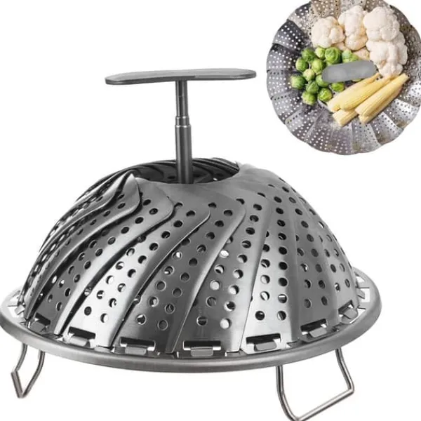 Madlavningsmaskiner>Dampsi stålkurvindsats til dampgryde