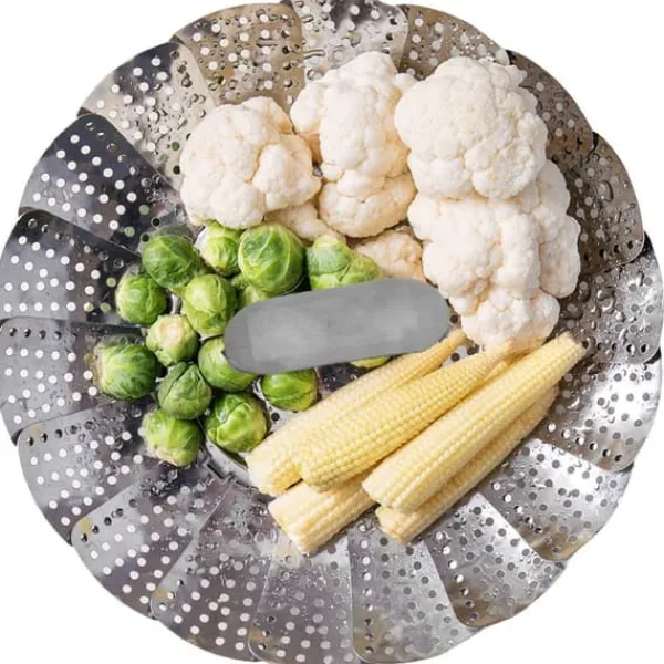 Madlavningsmaskiner>Dampsi stålkurvindsats til dampgryde