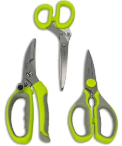 De Gusto køkkensaks sæt med 3 - til fjerkræ, til krydderurter, universal + nøddeknækker Clearance