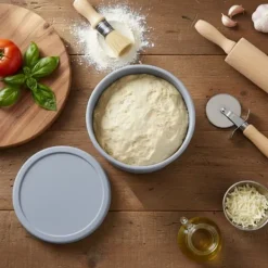 Dejæske til pizza, 6,5x14,5 cm, blå Hot