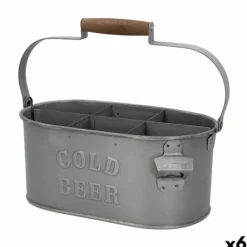 Dekorativ kurv Aktive 35,5 x 16 x 19,5 cm Flaskereol (6 enheder) Online