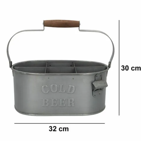 Dekorativ kurv Aktive 35,5 x 16 x 19,5 cm Flaskereol (6 enheder) Online