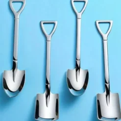 Bestik>DEKORATIVE SMÅ TESKE LANDMANDSSKE GAVE SÆT 8X