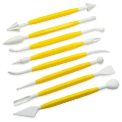 8-delt sæt spatler til modellering af sukkerdekorationer Online