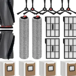 17-delt udskiftningstilbehørssæt kompatibelt med Eufy RoboVac E25 Omni / E28 Omni Online