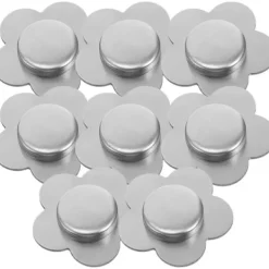 Dugklemme & -Vægte>8-delte magnetiske dugvægte til udendørs brug, vindtætte magneter i rustfrit stål til dugbøjler i blomsterform, velegnede til at dekorere familiebord | CDON