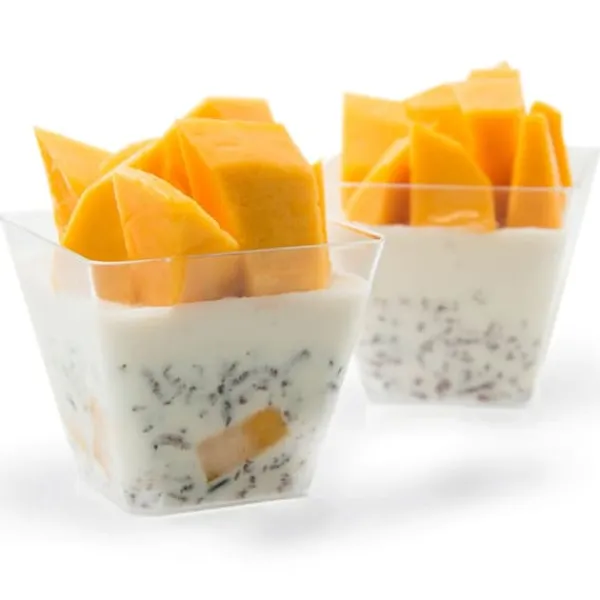 Dessertbæger minibeholdersæt med 12 stk. 120 ml Hot