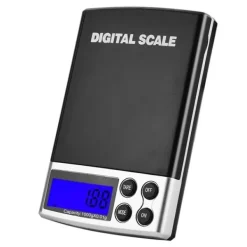 Digitalvægt i lommeformat, op til 1000 gram, baggrundsbelyst Online