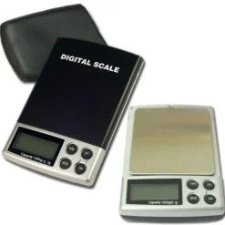 Digitalvægt i lommeformat, op til 1000 gram, baggrundsbelyst Online