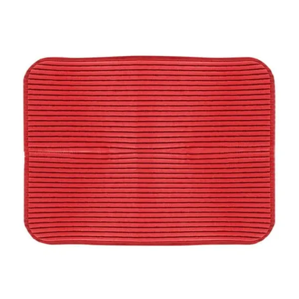 DISH MAT afløb RØD 45,5 x 18 cm Hot