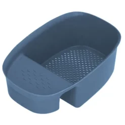 Diskbänk avloppskorg Hushållssadelformad nätsil för köksavfall Grönsaksfrukter Blå Online