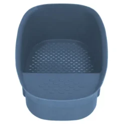 Diskbänk avloppskorg Hushållssadelformad nätsil för köksavfall Grönsaksfrukter Blå Online