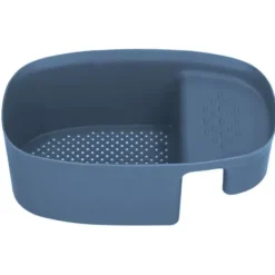 Diskbänk avloppskorg Hushållssadelformad nätsil för köksavfall Grönsaksfrukter Blå Online
