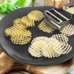 Dobbelt stålskræller til frugt og grøntsager 11,5 cm Sale