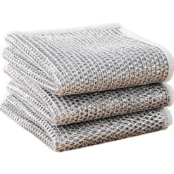 Dobbeltlags vaskeklude i rustfrit stål - 5 stk Hot